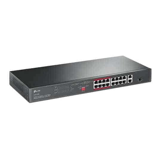 TP-LINK 16-Port PoE+ Gigabit Rackmount Switch